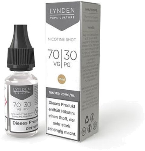 Lynden Nikotin Shot 20mg 70/30 Lynden Nikotin Shot 20mg 70/30