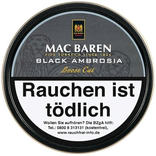 Mac Baren Pfeifentabak Black Ambrosia 100g Dose