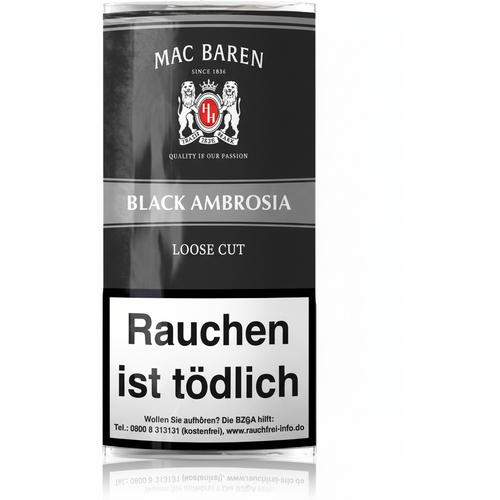 Mac Baren Pfeifentabak Black Ambrosia 50g Päckchen