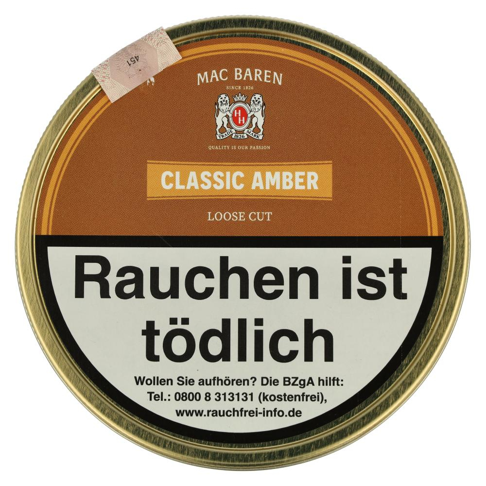 Mac Baren Pfeifentabak Classic Amber 100g Dose Mac Baren Pfeifentabak Classic Amber 100g Dose