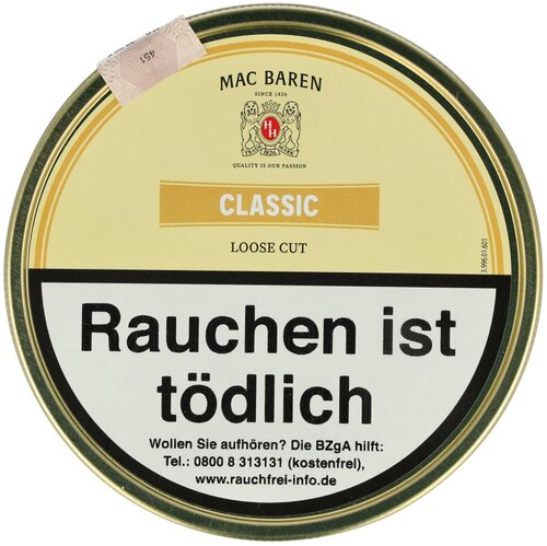 Mac Baren Pfeifentabak Classic Loose Cut 100g Dose Mac Baren Pfeifentabak Classic Loose Cut 100g Dose