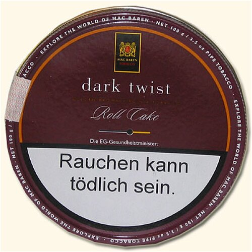Mac Baren Pfeifentabak Dark Twist 100g Dose Mac Baren Pfeifentabak Dark Twist 100g Dose