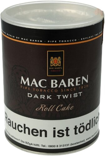 Mac Baren Pfeifentabak Dark Twist 250g Dose