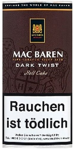 Mac Baren Pfeifentabak Dark Twist 50g Päckchen Mac Baren Pfeifentabak Dark Twist 50g Päckchen