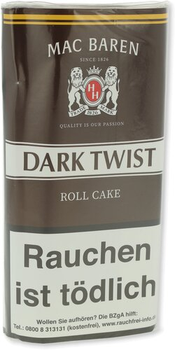 Mac Baren Pfeifentabak Dark Twist 50g Päckchen
