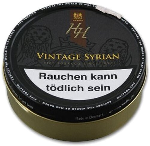 Mac Baren Pfeifentabak HH Vintage Syrian 50g Dose (Artikel wird nicht mehr hergestellt) Mac Baren Pfeifentabak HH Vintage Syrian 50g Dose (Artikel wird nicht mehr hergestellt)