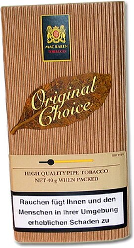 Mac Baren Pfeifentabak Original Choice 40g Päckchen