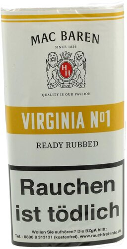 Mac Baren Pfeifentabak Virginia No 1 50g Päckchen Mac Baren Pfeifentabak Virginia No 1 50g Päckchen