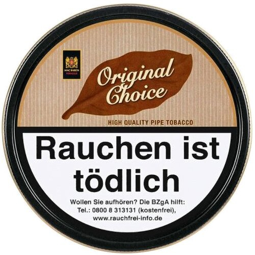Mac Baren Tabak Original Choice 100g Dose Pfeifentabak Mac Baren Tabak Original Choice 100g Dose Pfeifentabak
