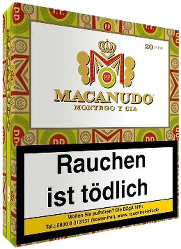 Macanudo Connecticut Club Zigarillos Macanudo Connecticut Club Zigarillos