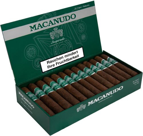 Macanudo Zigarren Inspirado Grün Robusto 25Stk. Macanudo Zigarren Inspirado Grün Robusto 25Stk.