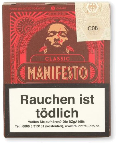 Manifesto Classic Zigarren 5 Stk. Manifesto Classic Zigarren 5 Stk.