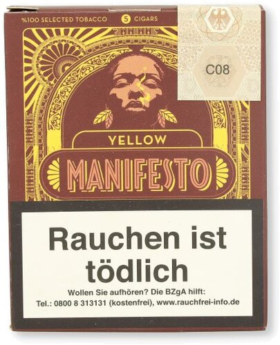 Manifesto Yellow Zigarren 5 Stk. Manifesto Yellow Zigarren 5 Stk.
