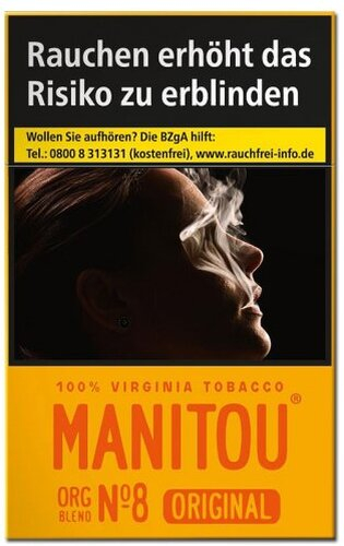 Einzelpackung Manitou ohne Zusätze ORG Blend No.8 Gold (1x20)