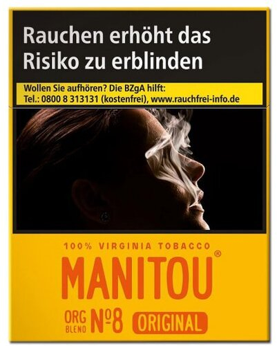 Einzelpackung Manitou ohne Zusätze ORG Blend No.8 Gold XL(1x24)
