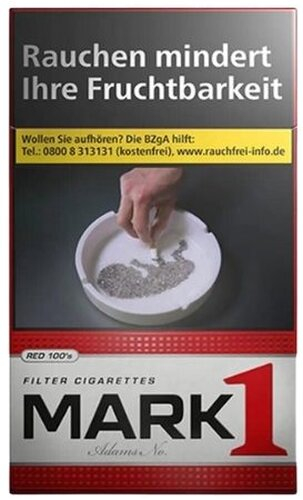 Mark Adams No.1 Original  Red 100´s Einzelpackung