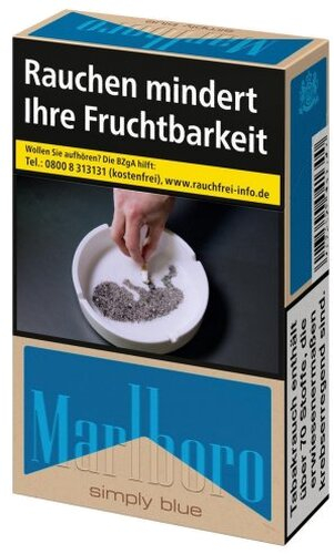 Marlboro Simply Blue ohne Zusätze 20er