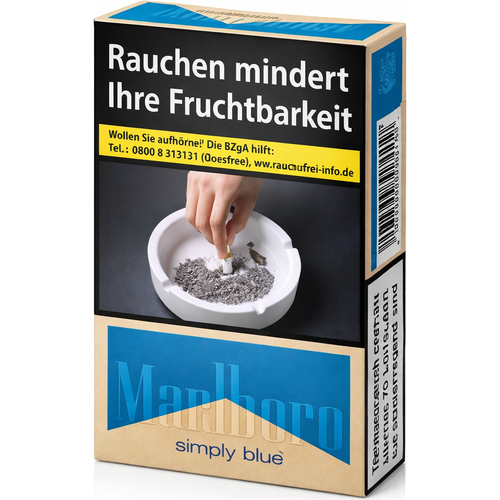 Marlboro Simply Blue ohne Zusätze 20er