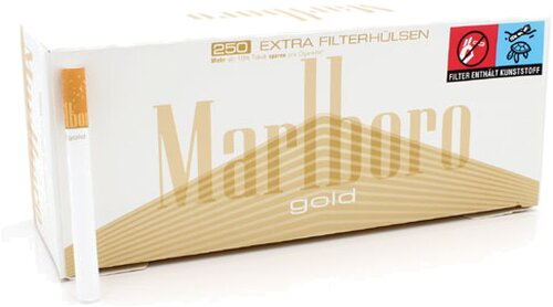Marlboro Zigarettenhülsen Gold Extra 250 Stück