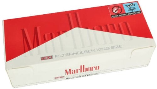 Marlboro Filterhülsen Red 200 Stück Marlboro Filterhülsen Red 200 Stück