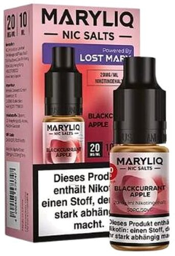 Maryliq Nic Salts Blackcurrant Apple 20mg Maryliq Nic Salts Blackcurrant Apple 20mg