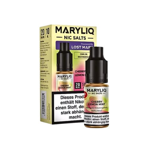 Maryliq Nic Salts Cherry Lemon Mint 20mg Maryliq Nic Salts Cherry Lemon Mint 20mg