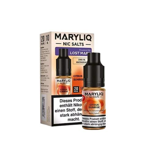 Maryliq Nic Salts Citrus Sunrise 20mg Maryliq Nic Salts Citrus Sunrise 20mg