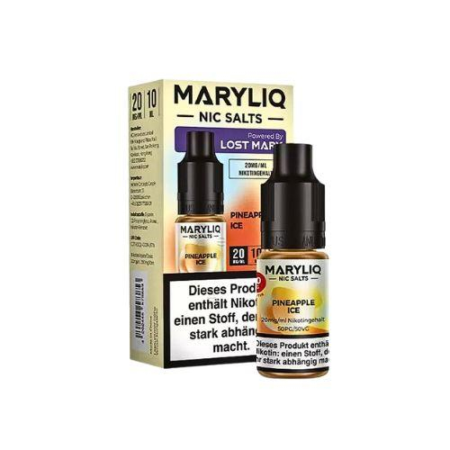 Maryliq Nic Salts Pineapple Ice 20mg Maryliq Nic Salts Pineapple Ice 20mg