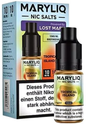 Maryliq Nic Salts Tropical Island 10mg Maryliq Nic Salts Tropical Island 10mg