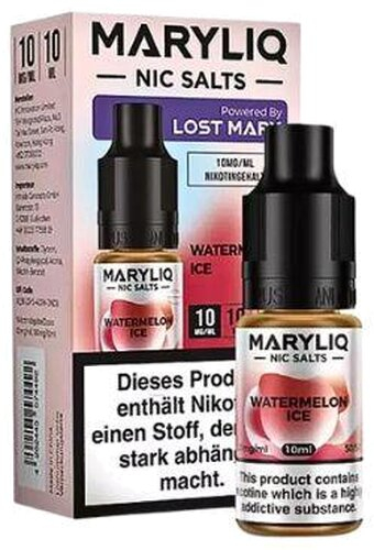 Maryliq Nic Salts Watermelon Ice 10mg Maryliq Nic Salts Watermelon Ice 10mg