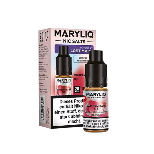 Maryliq Nic Salts Watermelon Ice 20mg Maryliq Nic Salts Watermelon Ice 20mg