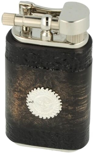 Mastro de Paja Pfeifenfeuerzeug Maestro Sole Sandblast Black