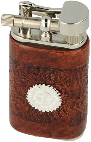 Mastro de Paja Pfeifenfeuerzeug Maestro Sole Sandblast Brown