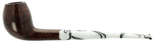 Mastro Geppetto Churchwarden Lesepfeife GR2 mit weißem Mundstück