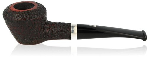 Mastro Geppetto Pfeife Rusticato mit Silberring Nr. 8