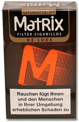 Matrix Filterzigarillos De Luxe mit Naturdeckblatt 17er Matrix Filterzigarillos De Luxe mit Naturdeckblatt 17er
