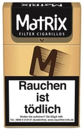 Matrix Filterzigarillos Vanille mit Naturdeckblatt 17er