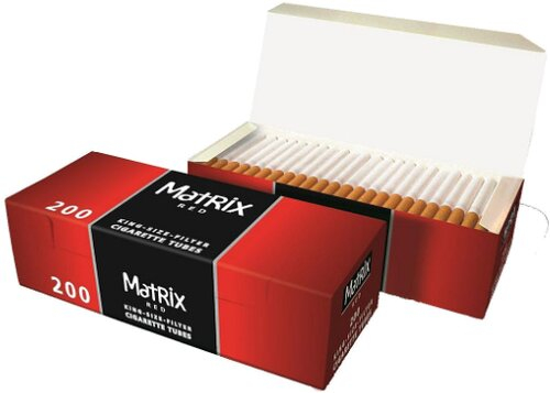 Matrix Red Zigarettenhülsen Matrix Red Zigarettenhülsen