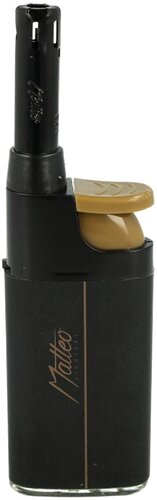 Matteo Mini Stabfeuerzeug Softtouch Schwarz/Braun Matteo Mini Stabfeuerzeug Softtouch Schwarz/Braun
