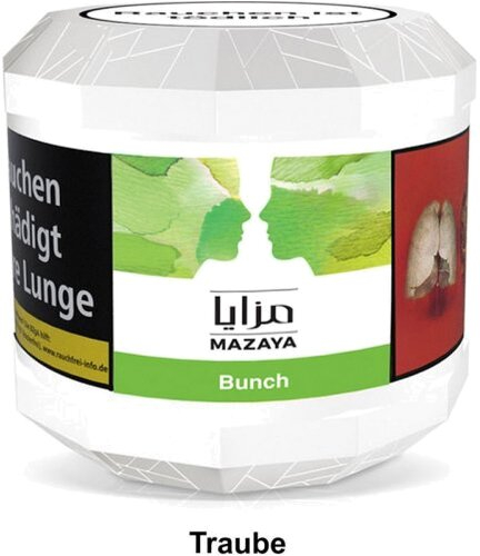 Mazaya Bunch (Traube) 200 g Wasserpfeifentabak Mazaya Bunch (Traube) 200 g Wasserpfeifentabak