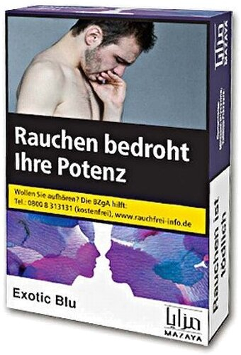 Mazaya Exotic Blu (Blaubeere Exotica) 50g Wasserpfeifentabak
