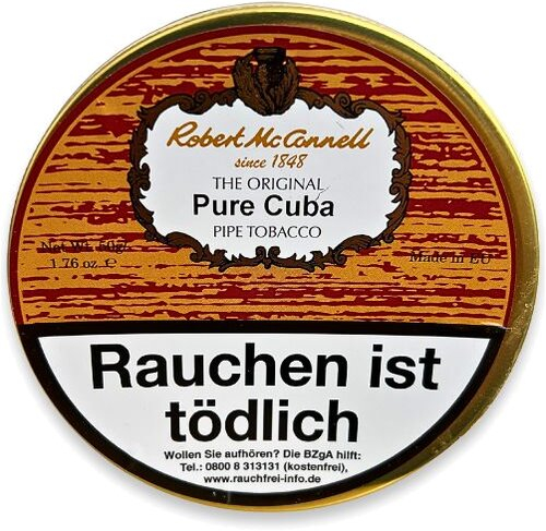 McConnell Pure Cuban Tobacco Pfeifentabak 50g Dose McConnell Pure Cuban Tobacco Pfeifentabak 50g Dose