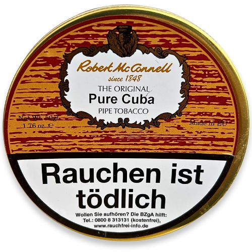 McConnell Pure Cuban Tobacco Pfeifentabak 50g Dose McConnell Pure Cuban Tobacco Pfeifentabak 50g Dose