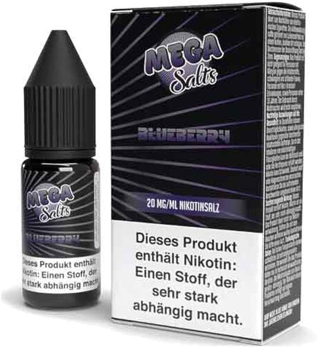 Mega Salts Blueberry Nikotinsalz Liquid 10ml 20mg