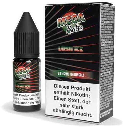 Mega Salts Lush Ice Nikotinsalz Liquid 10ml 20mg