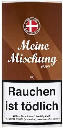 Meine Mischung Pfeifentabak Braun 40g Päckchen Meine Mischung Pfeifentabak Braun 40g Päckchen