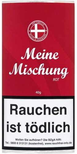 Meine Mischung Rot Pfeifentabak 40g Päckchen