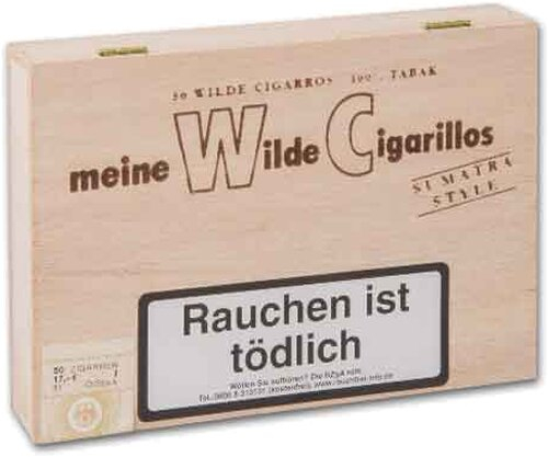 Meine Wilde Zigarillos Sumatra 50Stk. Meine Wilde Zigarillos Sumatra 50Stk.