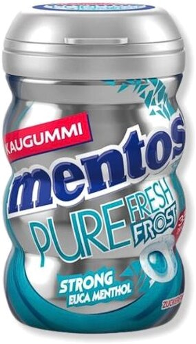 Mentos Pure Fresh Frost Strong Euca Menthol Kaugummi Zuckerfrei 70g