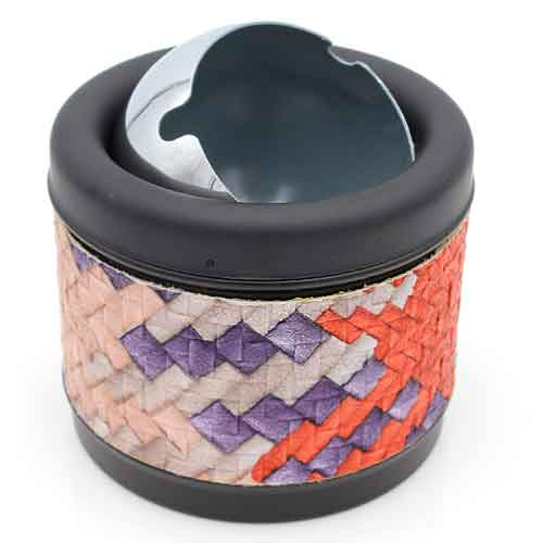 Metall Aschenbecher Kuppel Pixeldesign rot Metall Aschenbecher Kuppel Pixeldesign rot